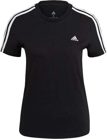 adidas Essentials Slim 3-Stripes T-Shirt Camiseta de Deporte Mujer (Pack de 1)